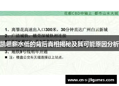 凯恩薪水低的背后真相揭秘及其可能原因分析